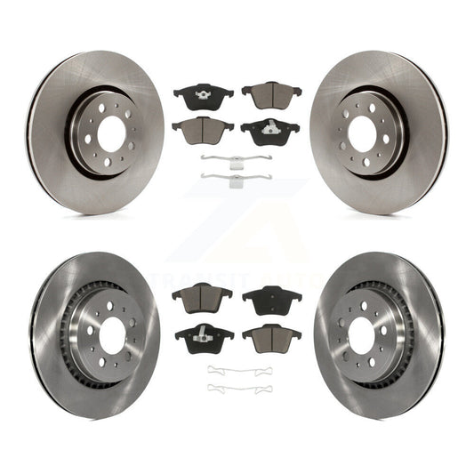 [Avant + Arrière] Kit de Disque et plaquette (céramique) de frein pour 2003-2014 Volvo XC90 avec 316mm Diameter Rotor K8C-100875