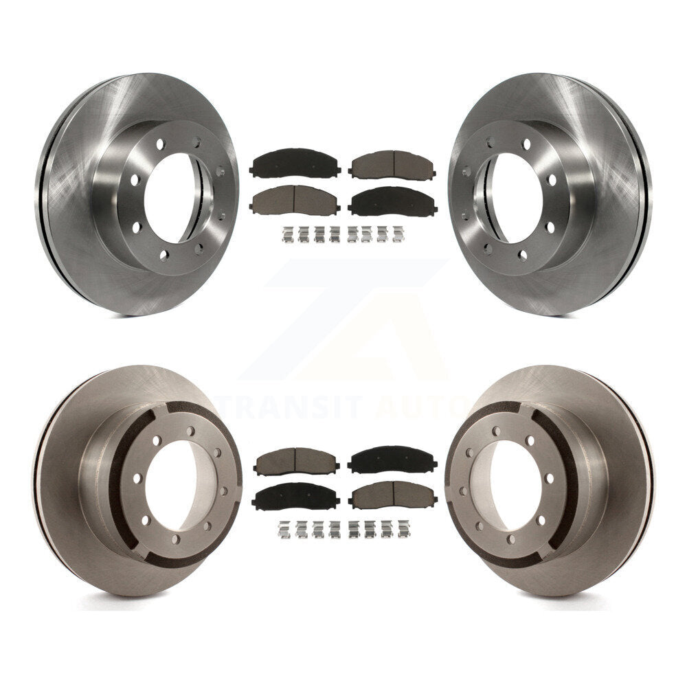 [Avant + Arrière] Kit de Disque et plaquette (céramique) de frein pour Ford F-250 Super Duty F-350 F-450 K8C-100887