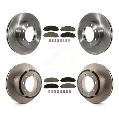 [Avant + Arrière] Kit de Disque et plaquette (céramique) de frein pour Ford F-250 Super Duty F-350 F-450 K8C-100887