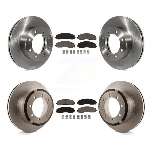 [Avant + Arrière] Kit de Disque et plaquette (céramique) de frein pour Ford F-250 Super Duty F-350 F-450 K8C-100887