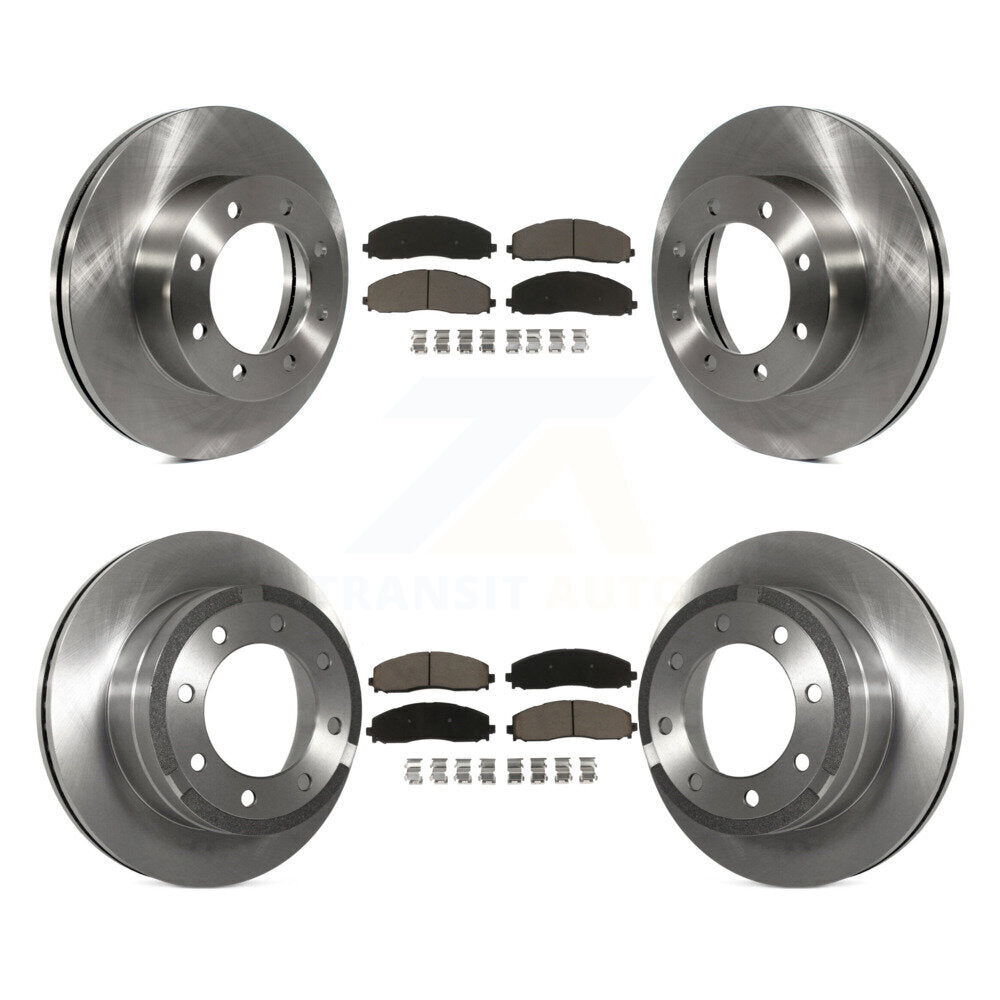 [Avant + Arrière] Kit de Disque et plaquette (céramique) de frein pour Ford F-250 Super Duty F-350 4WD K8C-100888