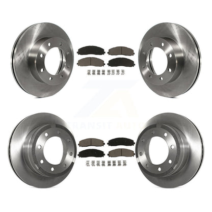 [Avant + Arrière] Kit de Disque et plaquette (céramique) de frein pour Ford F-250 Super Duty F-350 4WD K8C-100888