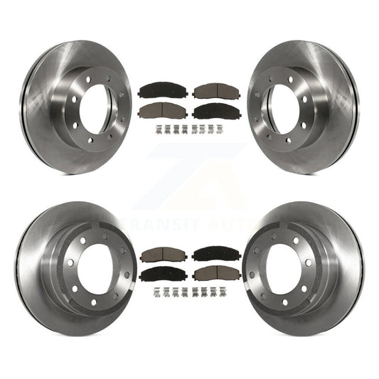 [Avant + Arrière] Kit de Disque et plaquette (céramique) de frein pour Ford F-250 Super Duty F-350 4WD K8C-100888