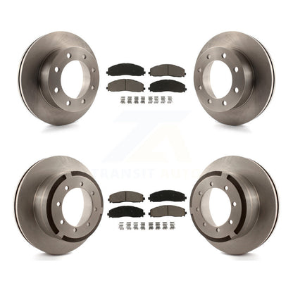 [Avant + Arrière] Kit de Disque et plaquette (céramique) de frein pour 2013 Ford F-350 Super Duty 4WD avec Dual Wheels K8C-100891