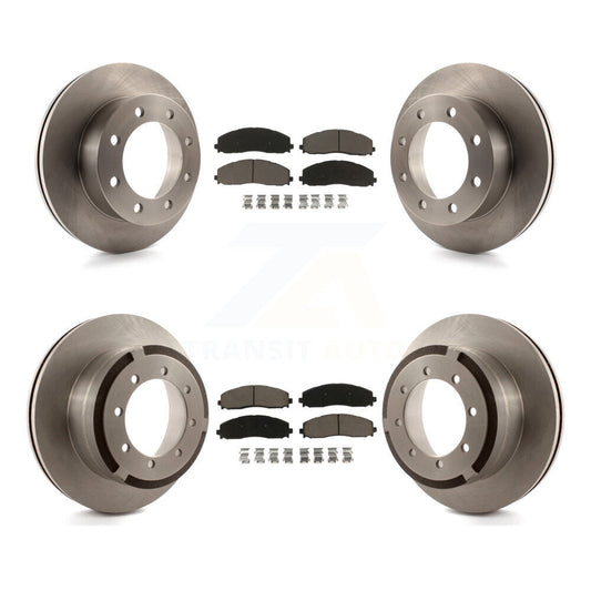 [Avant + Arrière] Kit de Disque et plaquette (céramique) de frein pour 2013 Ford F-350 Super Duty 4WD avec Dual Wheels K8C-100891