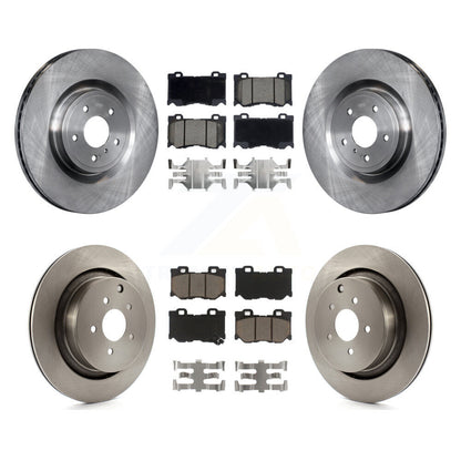 [Avant + Arrière] Kit de Disque et plaquette (céramique) de frein pour INFINITI Q50 M37 Q60 Q70 Q70L QX70 M56 FX50 K8C-100893