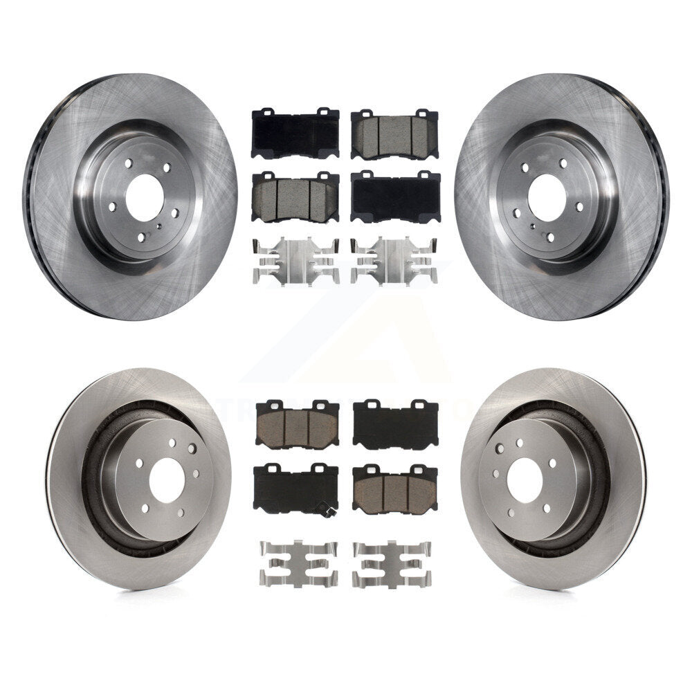 [Avant + Arrière] Kit de Disque et plaquette (céramique) de frein pour INFINITI G37 Nissan 370Z Q60 Z K8C-100895