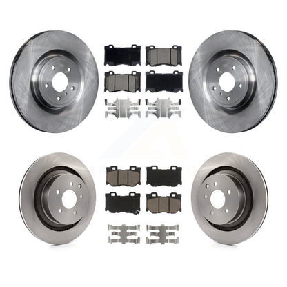 [Avant + Arrière] Kit de Disque et plaquette (céramique) de frein pour INFINITI G37 Nissan 370Z Q60 Z K8C-100895