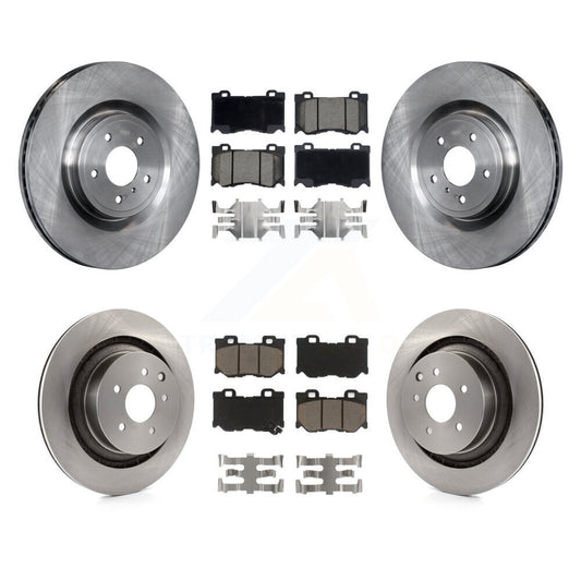 [Avant + Arrière] Kit de Disque et plaquette (céramique) de frein pour INFINITI G37 Nissan 370Z Q60 Z K8C-100895