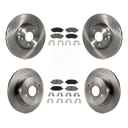 [Avant + Arrière] Kit de Disque et plaquette (céramique) de frein pour INFINITI G37 G35 M35 Nissan 350Z EX35 370Z G25 M45 Q40 QX50 EX37 K8C-100897