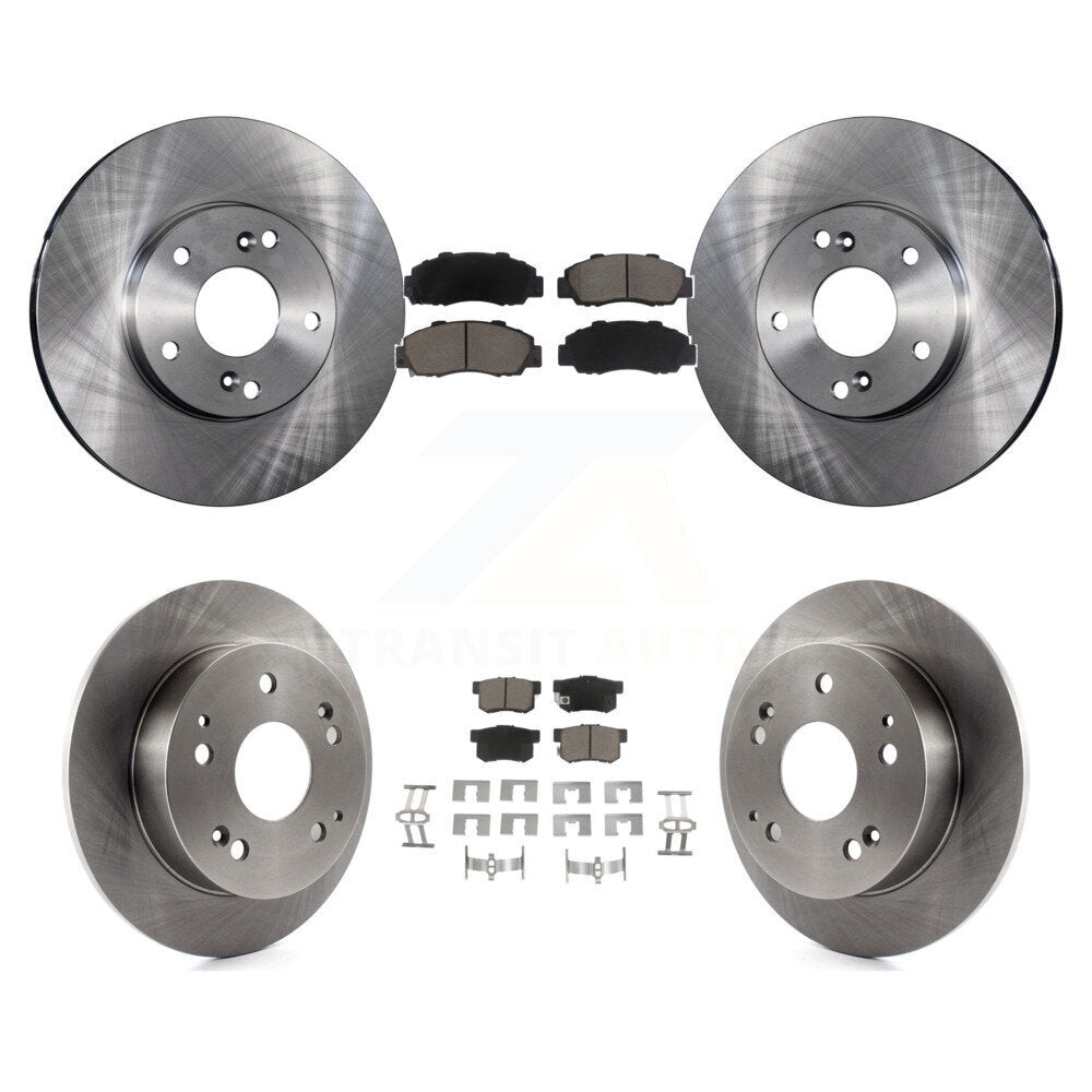 [Avant + Arrière] Kit de Disque et plaquette (céramique) de frein pour 1998-2002 Honda Accord 3.0L K8C-100900