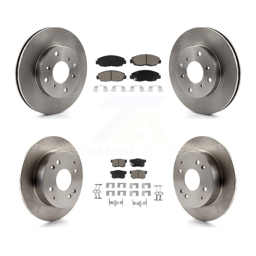 [Avant + Arrière] Kit de Disque et plaquette (céramique) de frein pour Honda Accord Acura CL K8C-100902