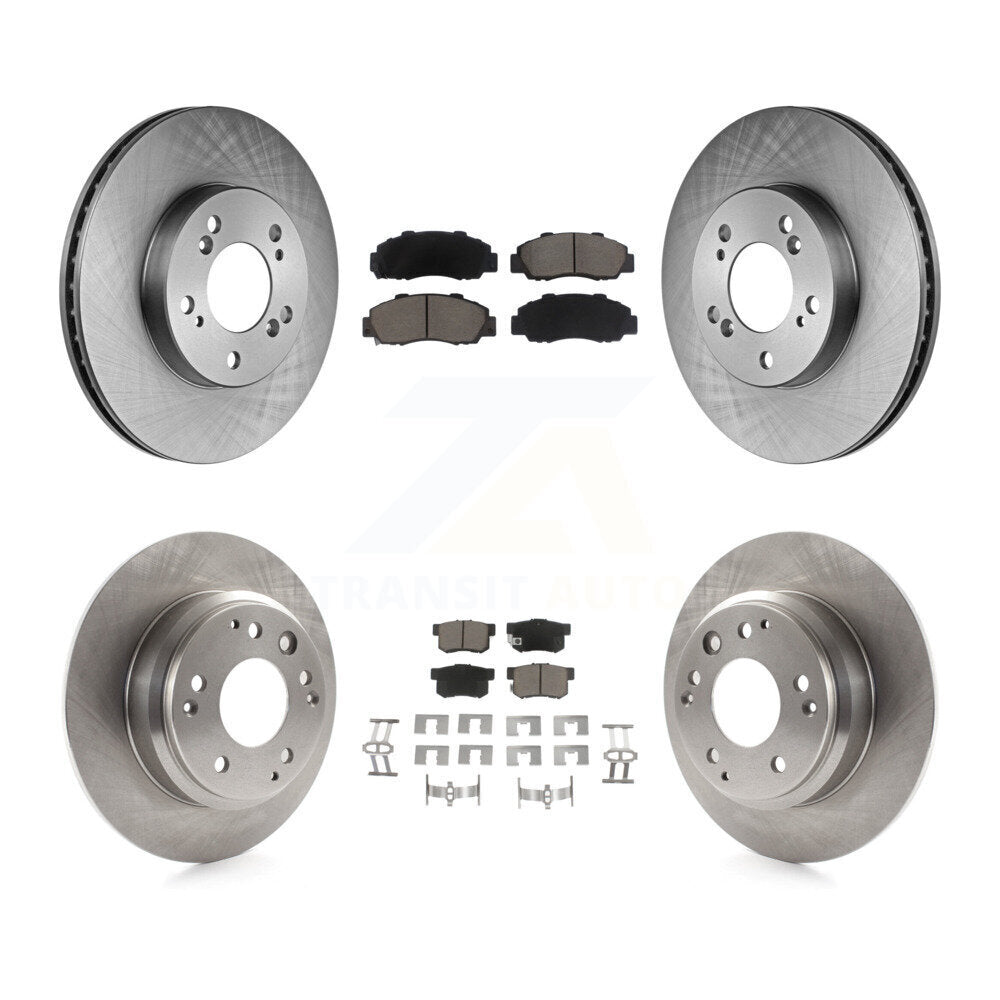 [Avant + Arrière] Kit de Disque et plaquette (céramique) de frein pour Acura Honda Odyssey Legend RL Isuzu Oasis K8C-100903