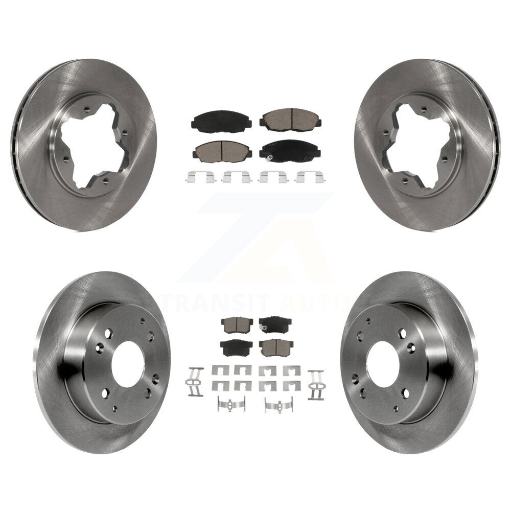 [Avant + Arrière] Kit de Disque et plaquette (céramique) de frein pour Honda Accord Acura CL K8C-100904