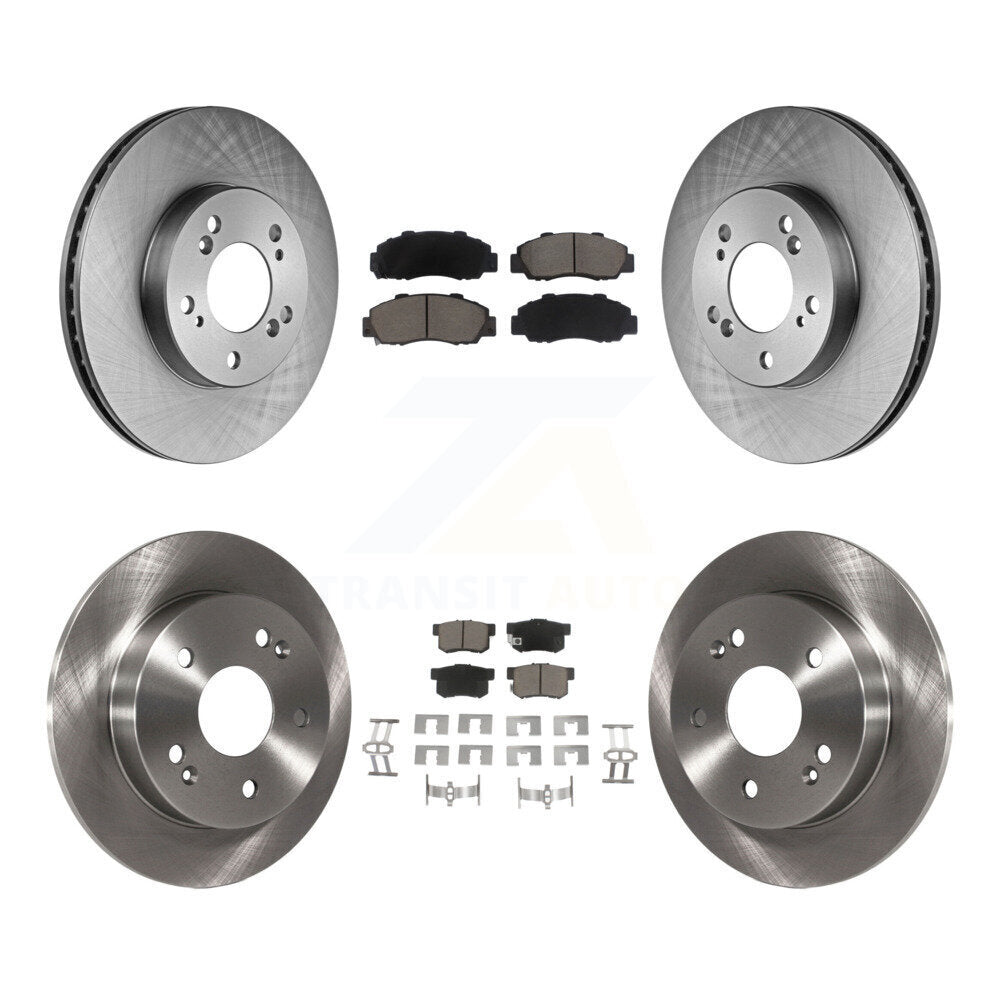[Avant + Arrière] Kit de Disque et plaquette (céramique) de frein pour 1997-2001 Honda Prelude K8C-100905