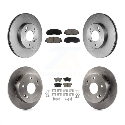 [Avant + Arrière] Kit de Disque et plaquette (céramique) de frein pour 1997-2001 Acura Integra Type R K8C-100907 par Transit Auto