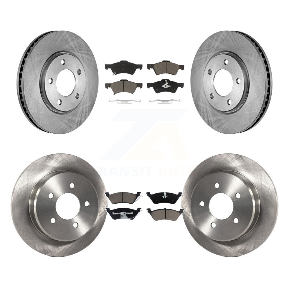[Avant + Arrière] Kit de Disque et plaquette (céramique) de frein pour Dodge Grand Caravan Chrysler Town & Country Voyager K8C-100908