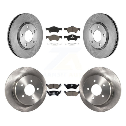 [Avant + Arrière] Kit de Disque et plaquette (céramique) de frein pour Dodge Grand Caravan Chrysler Town & Country Voyager K8C-100908