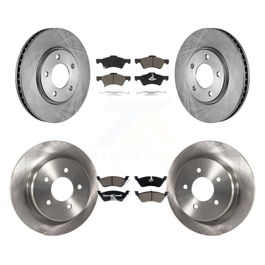 [Avant + Arrière] Kit de Disque et plaquette (céramique) de frein pour Dodge Grand Caravan Chrysler Town & Country Voyager K8C-100908
