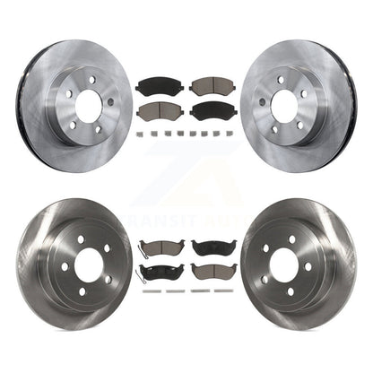 [Avant + Arrière] Kit de Disque et plaquette (céramique) de frein pour 2003-2007 Jeep Liberty K8C-100909