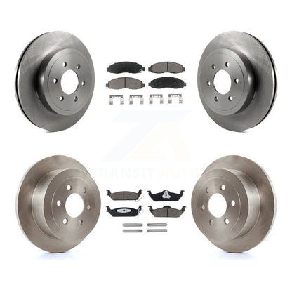 [Avant + Arrière] Kit de Disque et plaquette (céramique) de frein pour 2003-2004 Dodge Dakota K8C-100914