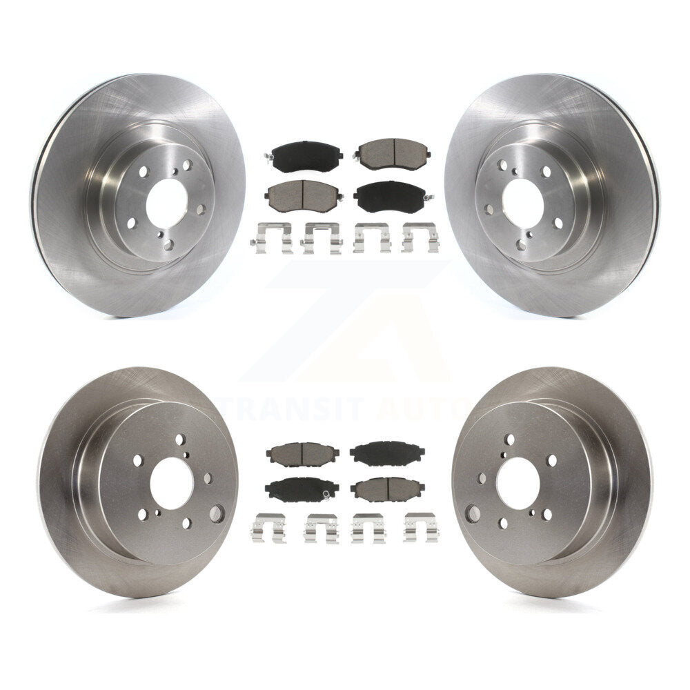 [Avant + Arrière] Kit de Disque et plaquette (céramique) de frein pour Subaru Forester XV Crosstrek avec 292mm Diameter Rotor K8C-100919