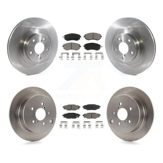 [Avant + Arrière] Kit de Disque et plaquette (céramique) de frein pour Subaru Forester XV Crosstrek avec 292mm Diameter Rotor K8C-100919