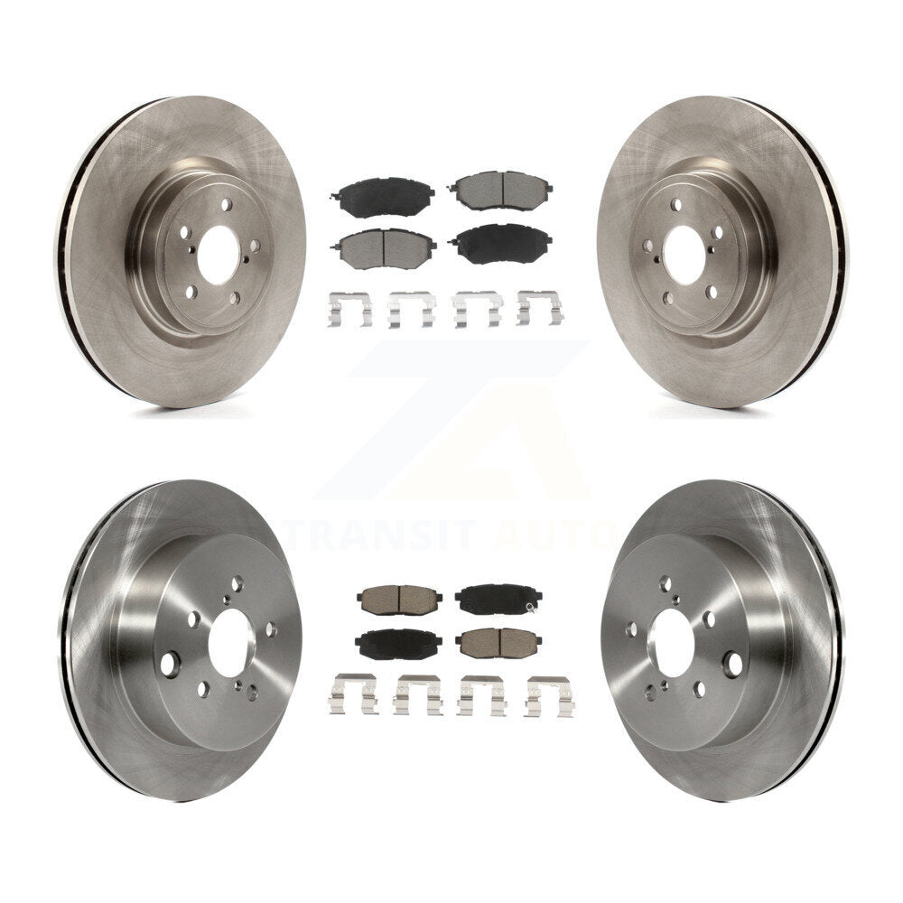 [Avant + Arrière] Kit de Disque et plaquette (céramique) de frein pour 2014-2018 Subaru Forester 2.0L K8C-100922