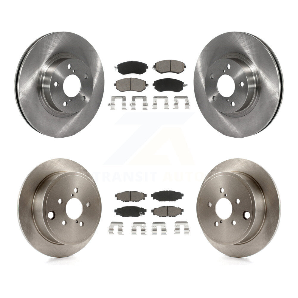 [Avant + Arrière] Kit de Disque et plaquette (céramique) de frein pour 2011 Subaru Impreza Outback Sport 2.5i Premium K8C-100925
