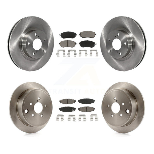 [Avant + Arrière] Kit de Disque et plaquette (céramique) de frein pour 2011 Subaru Impreza Outback Sport 2.5i Premium K8C-100925