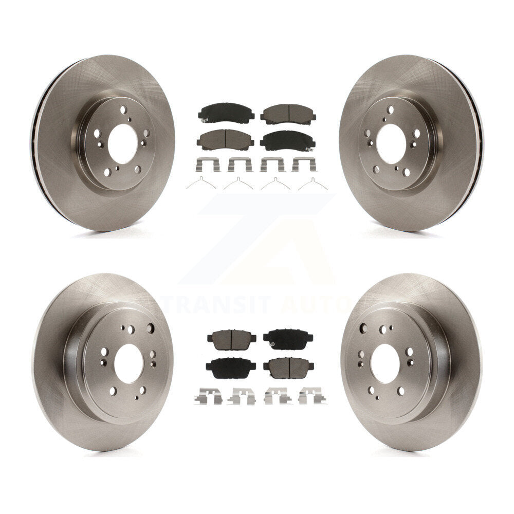 [Avant + Arrière] Kit de Disque et plaquette (céramique) de frein pour 2006-2014 Honda Ridgeline K8C-100928