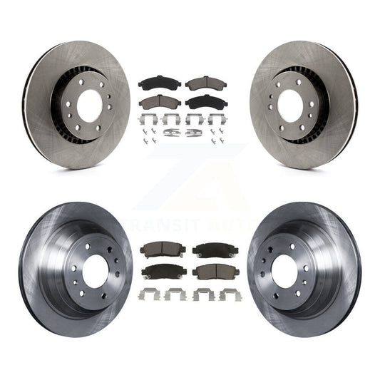 [Avant + Arrière] Kit de Disque et plaquette (céramique) de frein pour Chevrolet Trailblazer GMC EXT Envoy XL Buick Rainier XUV SSR Isuzu Ascender Saab 9-7x K8C-100932
