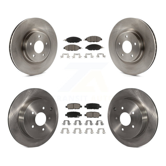 [Avant + Arrière] Kit de Disque et plaquette (céramique) de frein pour Nissan Pathfinder Murano INFINITI QX60 JX35 K8C-100933