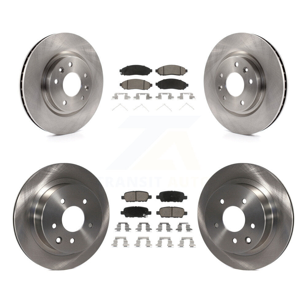 [Avant + Arrière] Kit de Disque et plaquette (céramique) de frein pour 2015 Nissan LEAF Vehicles Manufactured In Japan K8C-100944