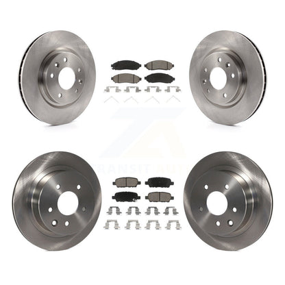[Avant + Arrière] Kit de Disque et plaquette (céramique) de frein pour 2015 Nissan LEAF Vehicles Manufactured In Japan K8C-100944