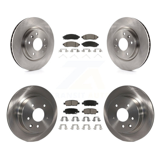 [Avant + Arrière] Kit de Disque et plaquette (céramique) de frein pour 2015 Nissan LEAF Vehicles Manufactured In Japan K8C-100944