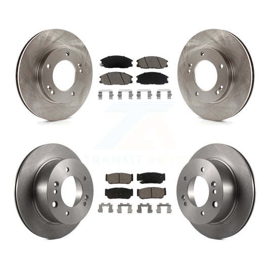 [Avant + Arrière] Kit de Disque et plaquette (céramique) de frein pour 2003-2006 Kia Sorento K8C-100948