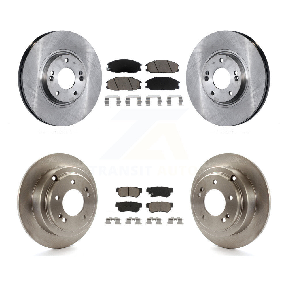 [Avant + Arrière] Kit de Disque et plaquette (céramique) de frein pour 2004-2006 Kia Amanti K8C-100949