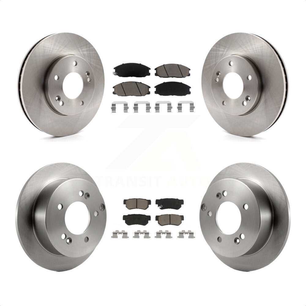 [Avant + Arrière] Kit de Disque et plaquette (céramique) de frein pour Hyundai XG350 XG300 K8C-100951 par Transit Auto
