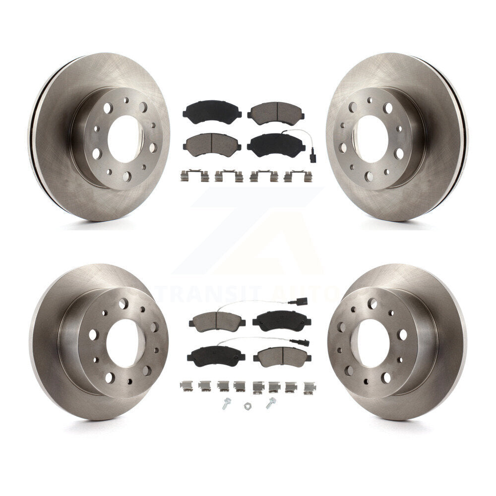 [Avant + Arrière] Kit de Disque et plaquette (céramique) de frein pour Ram ProMaster 1500 2500 3500 K8C-100952