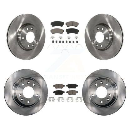 [Avant + Arrière] Kit de Disque et plaquette (céramique) de frein pour Ford Fusion Mazda 6 Lincoln MKZ Mercury Milan Zephyr K8C-100955