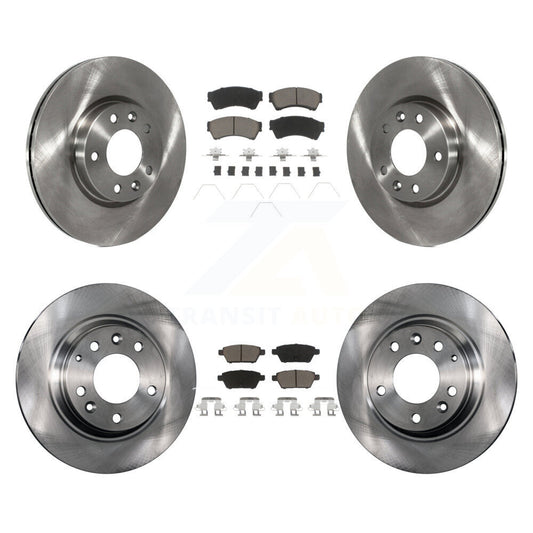 [Avant + Arrière] Kit de Disque et plaquette (céramique) de frein pour Ford Fusion Mazda 6 Lincoln MKZ Mercury Milan Zephyr K8C-100955