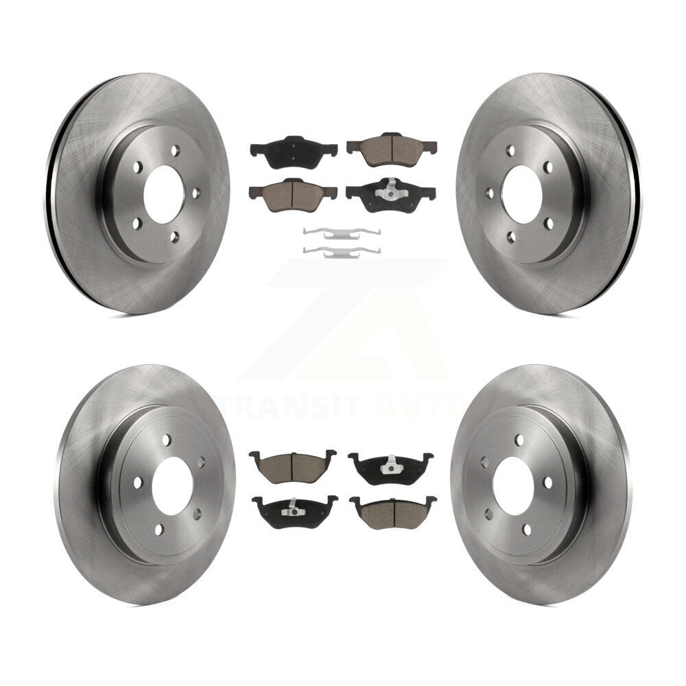 [Avant + Arrière] Kit de Disque et plaquette (céramique) de frein pour Ford Escape Mercury Mariner Mazda Tribute K8C-100956