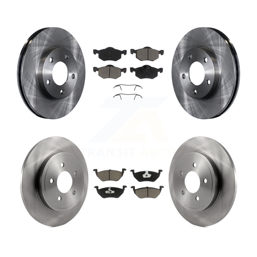 [Avant + Arrière] Kit de Disque et plaquette (céramique) de frein pour Mazda Tribute Mercury Mariner K8C-100958