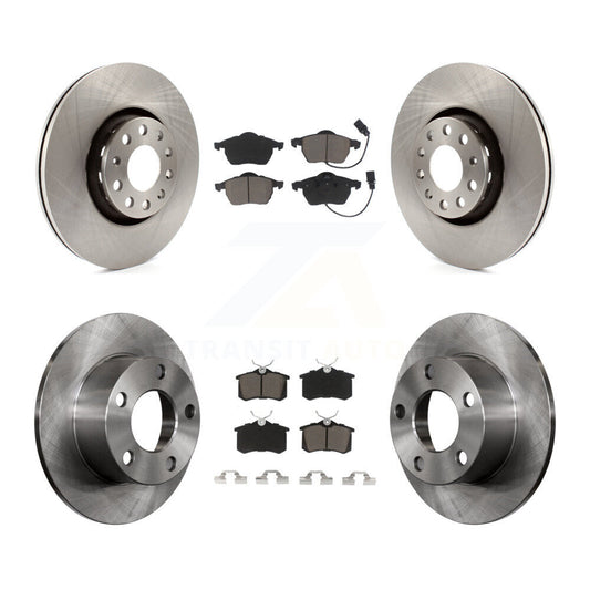 [Avant + Arrière] Kit de Disque et plaquette (céramique) de frein pour Audi A6 avec 312mm Diameter Rotor K8C-100960