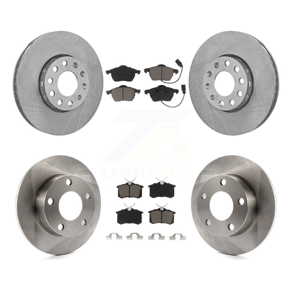 [Avant + Arrière] Kit de Disque et plaquette (céramique) de frein pour Volkswagen Passat Audi A4 K8C-100961