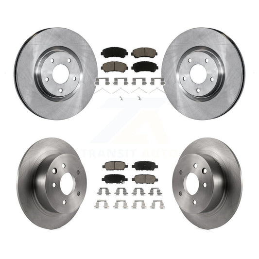 [Avant + Arrière] Kit de Disque et plaquette (céramique) de frein pour 2007-2012 Nissan Sentra SE-R Spec V K8C-100970