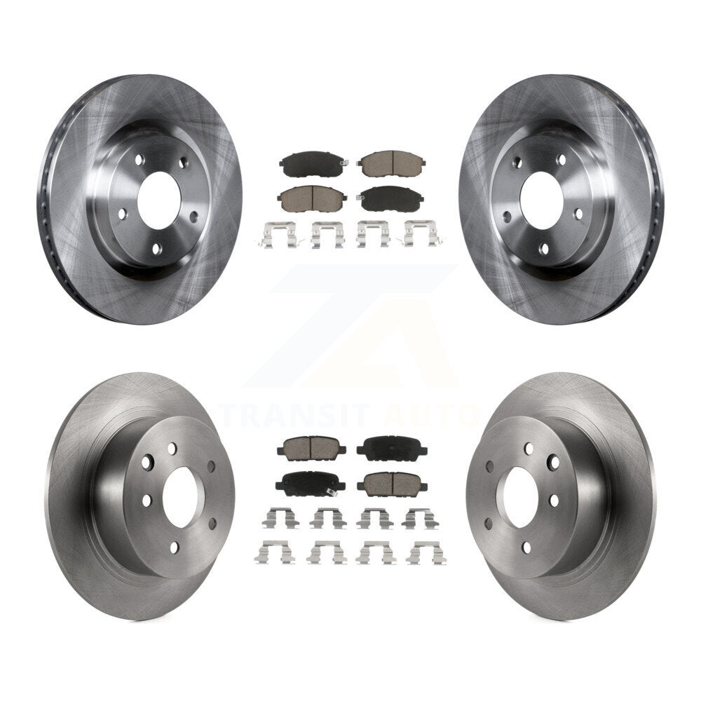 [Avant + Arrière] Kit de Disque et plaquette (céramique) de frein pour 2007-2012 Nissan Sentra SE-R K8C-100971