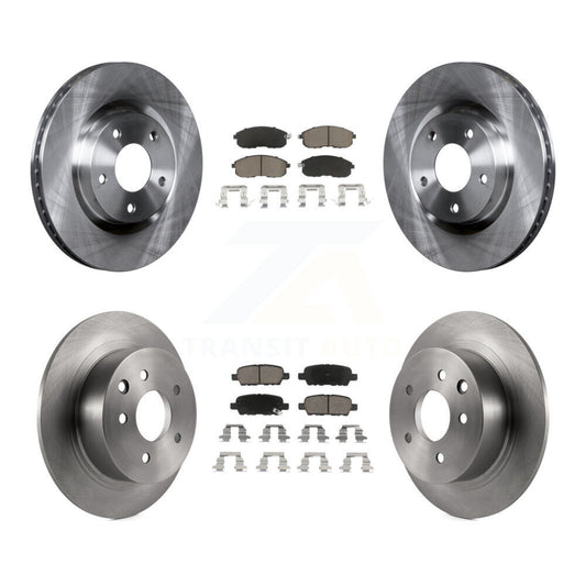 [Avant + Arrière] Kit de Disque et plaquette (céramique) de frein pour 2007-2012 Nissan Sentra SE-R K8C-100971