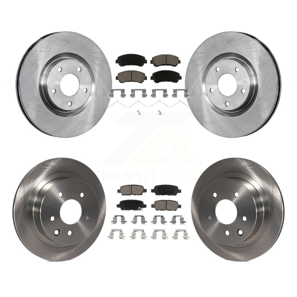 [Avant + Arrière] Kit de Disque et plaquette (céramique) de frein pour 2014-2017 Nissan Juke Nismo RS K8C-100972